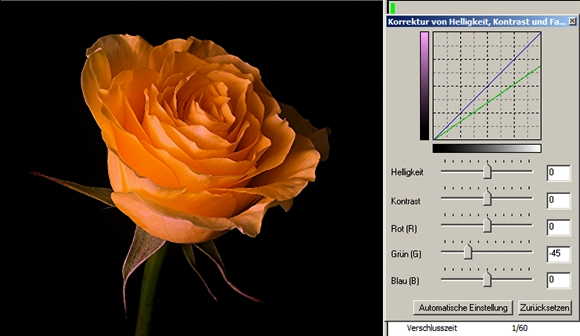 34 rose grüner Kanal minus-